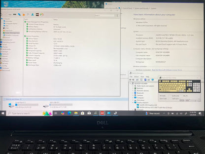 Dell XPS 15 9570 Laptop i7-8750H GTX 1050 Ti 16GB RAM 512GB SSD 4K Touch