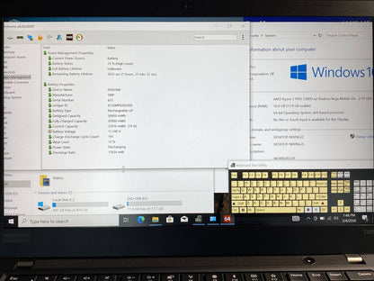 Lenovo ThinkPad T495 Laptop Ryzen 3 PRO 3300U 16GB RAM 512GB SSD