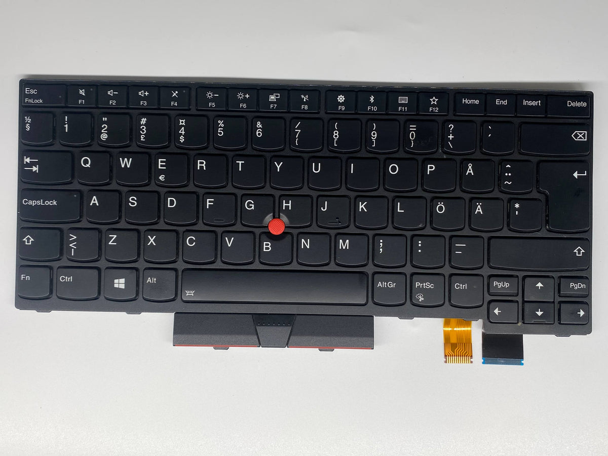 Original 01AX513 Lenovo THINKPAD Keyboard Swedish Backlight T470, A475