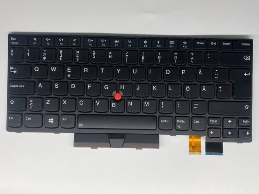 Original 01AX513 Lenovo THINKPAD Keyboard Swedish Backlight T470, A475